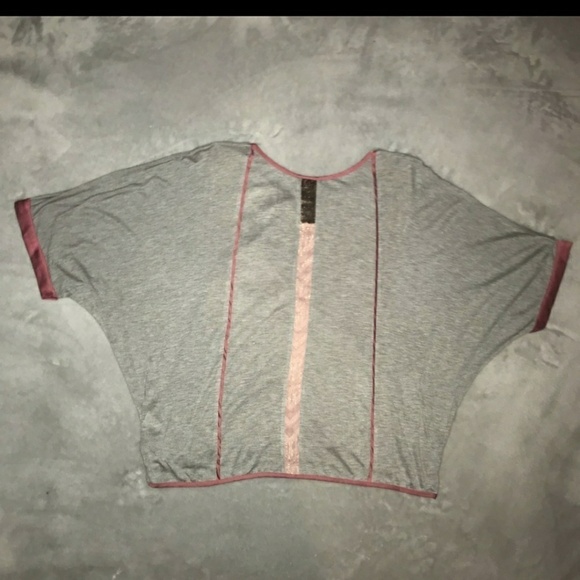 Anthropology "Tiny" gray/pink sequence blouse … - Picture 7 of 8